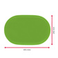 Tischset »Fun« oval, 45,5 x 29 cm, grün