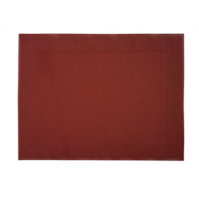 Mantel individual, tejido fino »Home«, 42 x 32 cm, rojo oscu