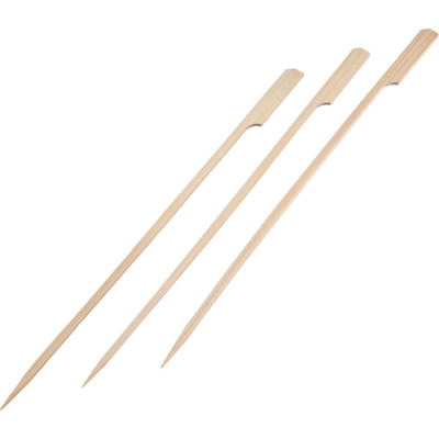 50 Fingerfood sticks + Skewers »Woody«, 25 cm