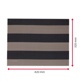 Placemat »Stripes«, 42 x 32 cm,  beige/black