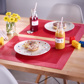 Set de table »Home«, 42 x 32 cm, rouge
