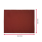 Mantel individual, tejido fino »Home«, 42 x 32 cm, rojo oscu