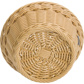 Basket round,Ø 18,5 x 10 cm, light beige