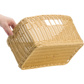 Basket for shelves, 32 x 23 x 16,5 cm, light beige