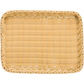 Woven tray, 40 x 30 x 5 cm, light beige