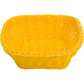 Corbeille »Coolorista« carrée, 19 x 19 x 7,5 cm, jaune citro