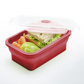 Food storage box, foldable, angular, 750 ml