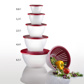 Bowl »Olympia«, 6,5 l, red