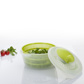 Salad spinner »Fortuna Basic«, 5 l, green, shrink-foiled