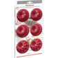 Moule à gâteaux en silicone pour 6 muffins »Trio«, rouge