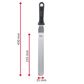 Pallet knife »Master Line«, 25,5 x 3,5 cm, cranked, flexible
