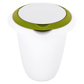 Mixing bowl with two piece lid, 1 l, white/apple green