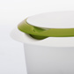 Mixing bowl with two piece lid, 1 l, white/apple green