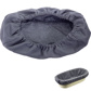 Cover for baskets, oval large, anthracite