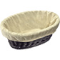 Cover for baskets, oval small, beige