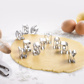 Cookie cutters »letters A-Z«, 2,5 cm