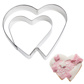 Cookie cutter »Double heart«, 6,5 cm