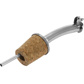 2 Free flow pourers »Classic Standard«, natural cork, metal