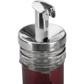 Free flow pourer »Inox oil special«, silicone cork, metal fl