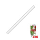 50 Drinking straws »Glas« straight, 147 mm + cleaning brush