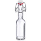 24 Mini-Bügelverschlussflaschen rund, 40 ml, Display mit EAN