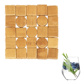 4 Bamboo coasters »Mosaik«, 10 x 10 cm, EAN 4004094701177