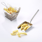 Popcorn/fries scoop, stainless steel